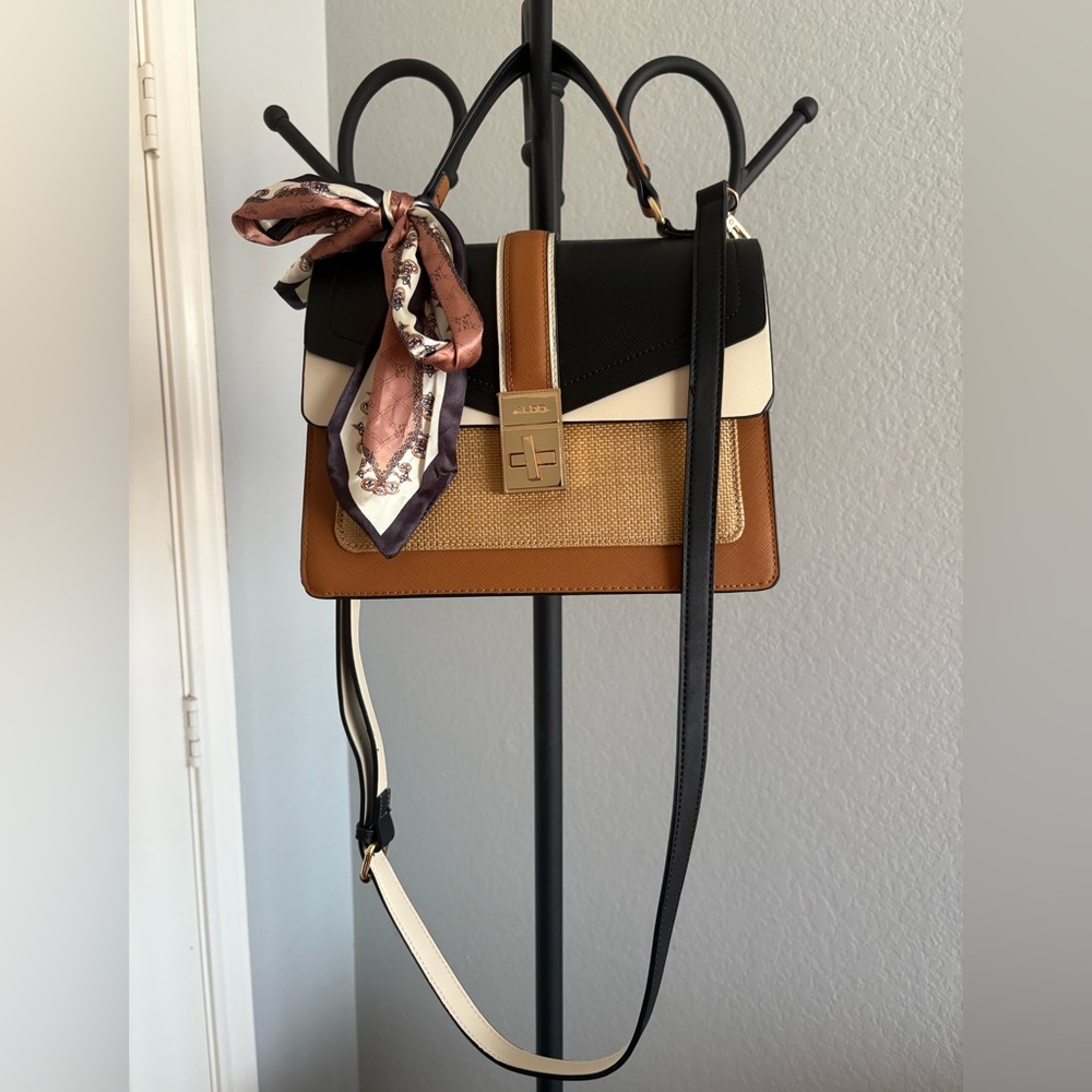 ALDO Black and Tan Women's Bag